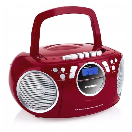 Boombox HYUNDAI CD USB MP3 AUX FM radio na KASETY axces