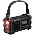 Radio FM outdoorowe DAB + solarne survivalowe Bluetooth dynamo latarka IP55