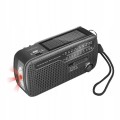 Radio FM survivalowe AWARYJNE outdoorowe SOLARNE latarka tryb SOS DYNAMO