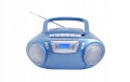 Radio FM odtwarzacz CD BOOMBOX efekty świetlne disco MIKROFON karaoke USB
