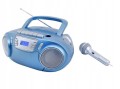 Radio FM odtwarzacz CD BOOMBOX efekty świetlne disco MIKROFON karaoke USB