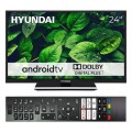 Telewizor smart Android tv WiFi BT 24 cale HD HYUNDAI aplikacje Netflix