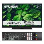 Telewizor smart Android tv WiFi BT 24 cale HD HYUNDAI aplikacje Netflix
