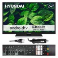 Telewizor smart Android tv WiFi BT 24 cale HD HYUNDAI aplikacje 230V 12V