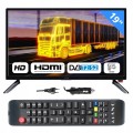 Telewizor SMART Android HD 19 cali WiFi BT DVBT2 S2 VGA HDMI USB 230V 12V