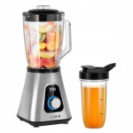 Blender KIELICHOWY EASY EXPERT GO 1300W szklany kielich 1,5L kubek podróżny