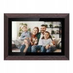 Cyfrowa ramka na zdjęcia 10.1 cali IPS dotyk Android WiFi wideo pogoda SD