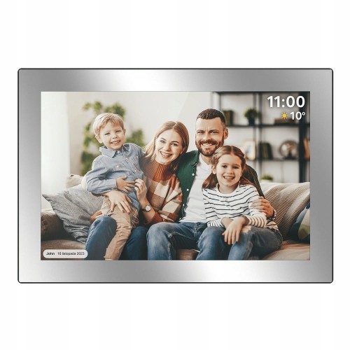 Cyfrowa ramka na zdjęcia 10.1 cali IPS lustrzana Android WiFi WIDEO SD