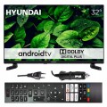 Telewizor SMART Android TV WiFi BT 24 cale HD HYUNDAI APLIKACJE 230V 12V