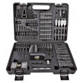 Zestaw narzędzi WIERTŁA do metalu BITY imbusy 201 elementów w walizce CAT