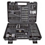 Zestaw narzędzi WIERTŁA do metalu BITY imbusy 201 elementów w walizce CAT