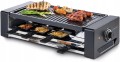 Grill elektryczny 1300W STOŁOWY Raclette 8 patelni nieprzywierająca powłoka