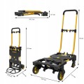 Wózek platformowy składany magazynowy transportowy do 137kg 2 tryby Stanley