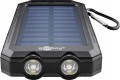 Powerbank SOLARNY 8000mAh SURVIVALOWY 2xUSB karabińczyk LATARKA IP45 kompas
