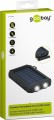 Powerbank SOLARNY 8000mAh SURVIVALOWY 2xUSB karabińczyk LATARKA IP45 kompas