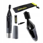 Trymer PRECYZYJNY na baterie do włosów w nosie NASADKI grzebieniowe LED