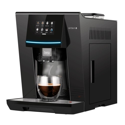 Ekspres do kawy z młynkiem automatyczny spieniacz do mleka 19 bar Teesa