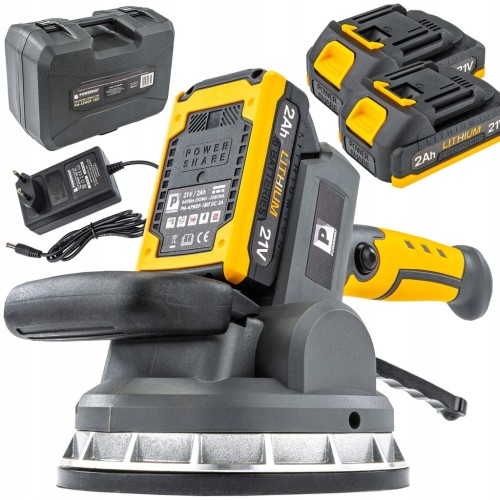 PRZYSSAWKA WIBRACYJNA DO UKŁADANIA POZIOMOWANIA PŁYTEK WIBRATOR 21V 2x AKU