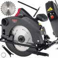 Piła tarczowa pilarka ręczna do drewna z laserem 2250W przecinarka 185 mm