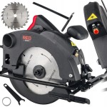 Piła tarczowa pilarka ręczna do drewna z laserem 2250W przecinarka 185 mm