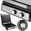 Grill elektryczny opiekacz toster rozkładany do kanapek 2500W timer