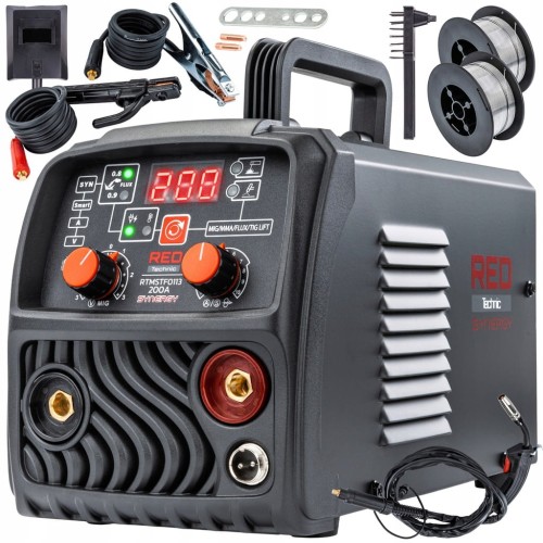 SPAWARKA INWERTOROWA MIGOMAT MIG MAG MMA FLUX TIG LIFT 200A SYNERGIA 2XDRUT