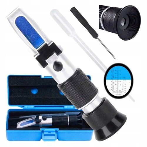 REFRAKTOMETR TESTER płynu CHŁODNICZEGO miernik elektrolitu