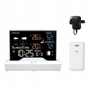 Stacja pogodowa pogody bezprzewodowa Manta higrometr barometr termometr