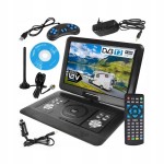 Telewizor mobilny odtwarzacz przenośny DVD DVBT2 HEVC ekran 15.4cala USB SD