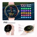 Smartwatch KIESLECT Pura Gold Bluetooth 5.2 zegarek damski 100 trybów sport