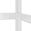 Regał metalowy magazynowy 5 półek 180x90x40 biały do 750 kg