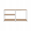 Regał metalowy magazynowy 5 półek 180x90x40 biały do 750 kg