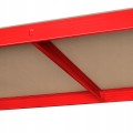 Regał metalowy magazynowy 5 półek 180x90x40 czerwony do 750 kg