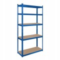 Regał metalowy magazynowy 5 półek 180x90x40 niebieski do 750 kg