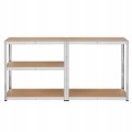 Regał metalowy magazynowy 5 półek 180x90x40 srebrny do 750 kg
