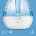 Ultradźwiękowy NAWILŻACZ POWIETRZA Teesa PURE LIFE 12W 1,8 l niebieski LED