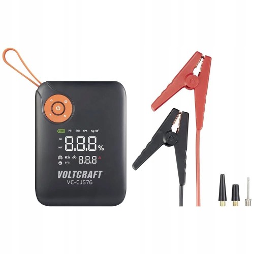 Urządzenie rozruchowe Booster powerbank 7200 mAh latarka kompresor starter