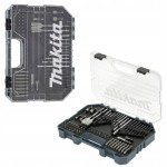 Zestaw wierteł i bitów 75 elementów do wiercenia w drewnie metalu Makita