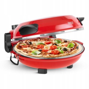 Piec do pizzy kamień średnica 32cm 1200W łopatki Teesa