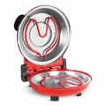 Piec do pizzy kamień średnica 32cm 1200W łopatki Teesa