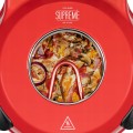 Piec do pizzy kamień średnica 32cm 1200W łopatki Teesa