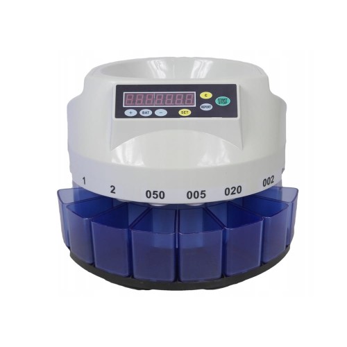 Liczarka bilonu SORTER monet ROZDZIELAJĄCA na nominały wyświetlacz