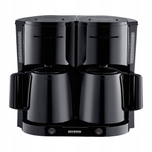 Ekspres do kawy PRZELEWOWY duo PODWÓJNY dzbanek termiczny 2000 W