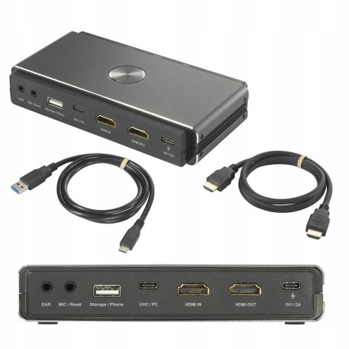 System przechwytywania wideo GRABER adaper NAGRYWANIE HDMI do 4K USB