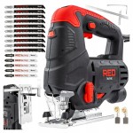 Wyrzynarka elektryczna 1400W LASER 15 noży 3000 rpm RED TECHNIC 230V