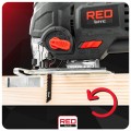 Wyrzynarka elektryczna 1400W LASER 15 noży 3000 rpm RED TECHNIC 230V