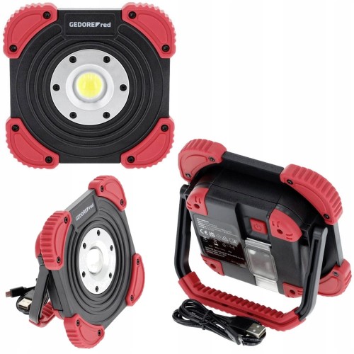 Latarka AKUMULATOROWA lampa robocza 1400 lumenów WARSZTATOWA odporna