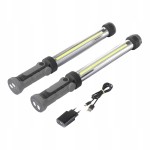 Lampa robocza AKUMULATOROWA 2x 500 lumenów WARSZTATOWA hak IP20 magnes 2 Ah