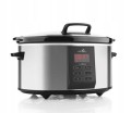 Wolnowar garnek CERAMICZNY Slow Cooker INOX LCD misa 6L 245W programator