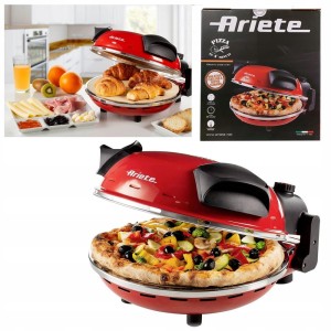 Piec do pizzy mini piekarnik timer kamień 1200 W Ariete regulacja do 400 °C